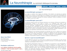 Tablet Screenshot of neurotherapie.com